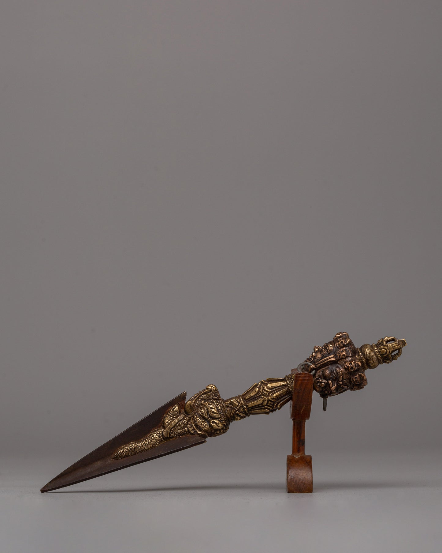 Handcrafted Iron Phurba Ritual Dagger 