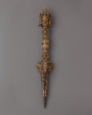 Handcrafted Bronze Phurba Ritual Dagger