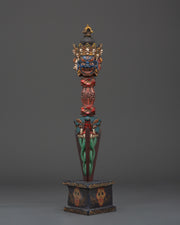Tibetan Wooden Phurba Dagger