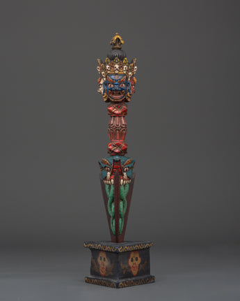Tibetan Wooden Phurba Dagger