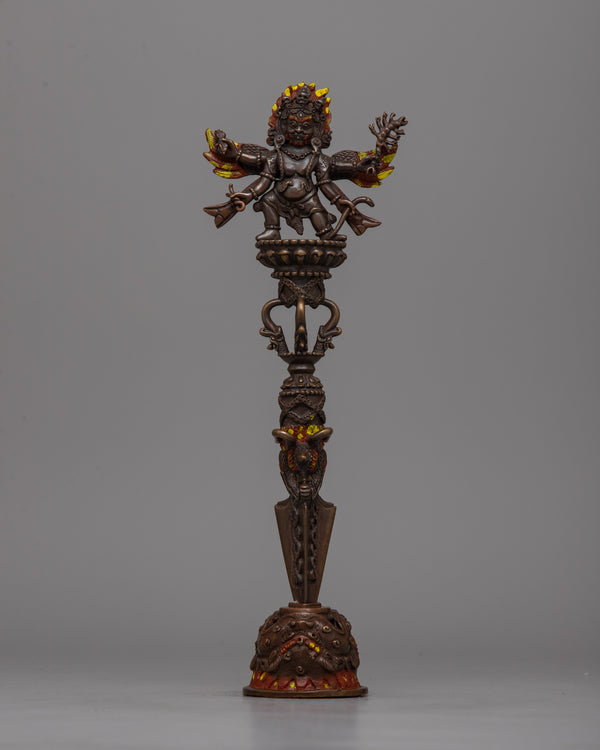 Mahakala Phurba with Stand