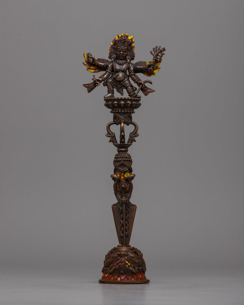 Mahakala Phurba with Stand