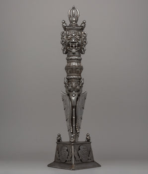 Wrathful Deity Phurba Dagger | Traditional Tool for Rituals and Blessings