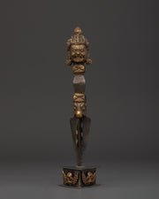 Tibetan Bronze Phurba deity