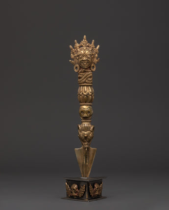 Tibetan ceremonial copper phurba