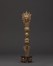 Tibetan ceremonial copper phurba