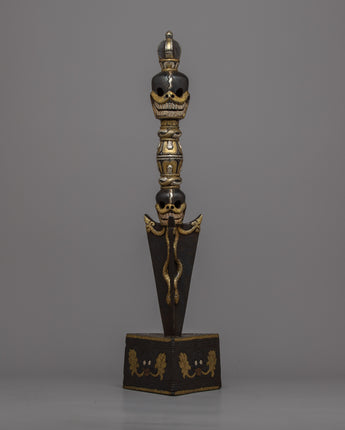 Exquisite Hand-Carved Phurba