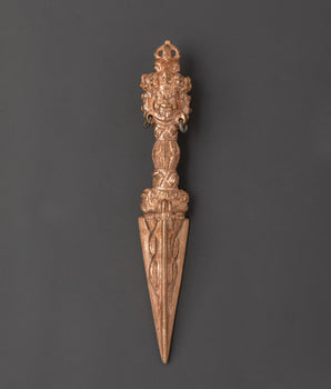 Buddhist Ritual Copper Phurba 