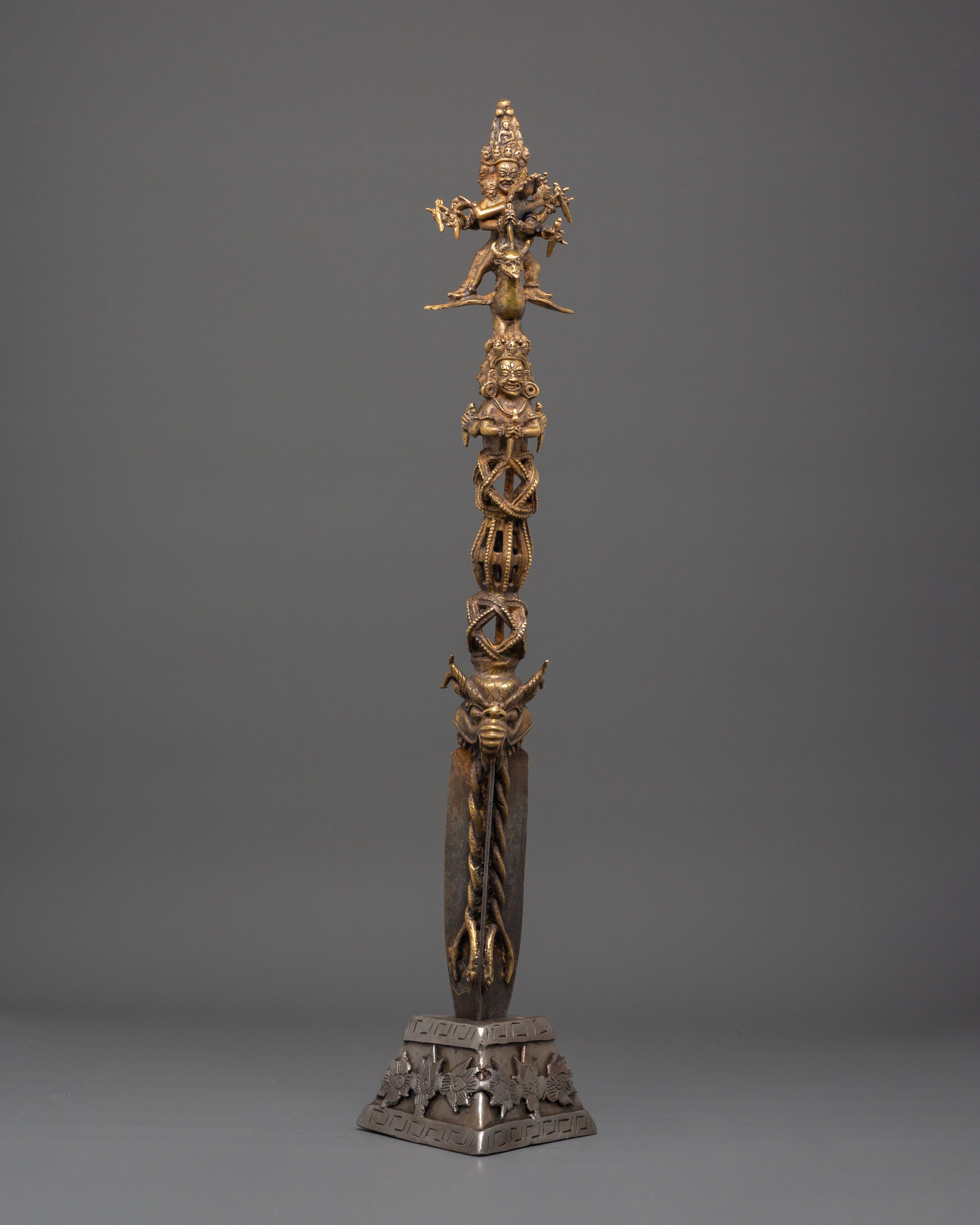 Sacred Buddhist protective Phurba