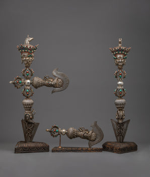 Authentic Tibetan Phurba Set