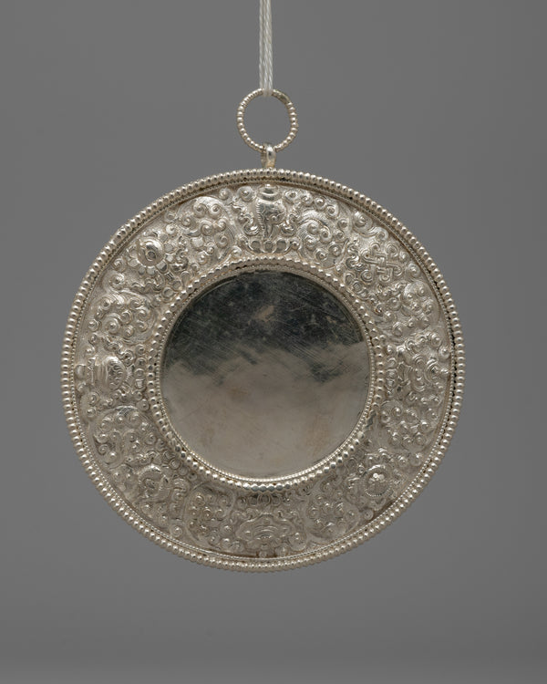 Round Silver Mirror&nbsp;