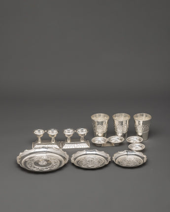 Silver Puja Thali Set 