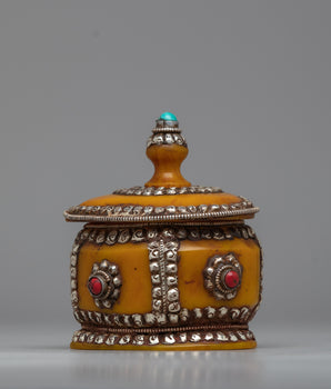 Buddhist Metal Pot