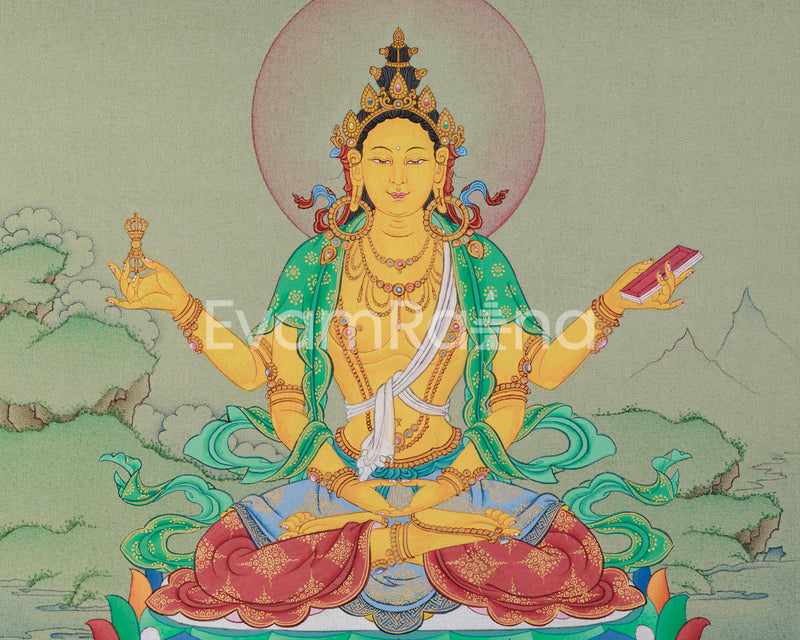 The Prajnaparamita Bodhisattva Thangka | Mother of all Buddhas