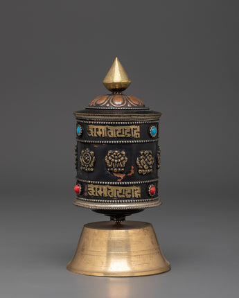 tibetan-mantra-prayer-wheel-with-base