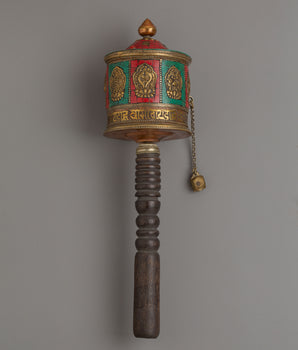 Tibetan Prayer Wheel for Rituals 