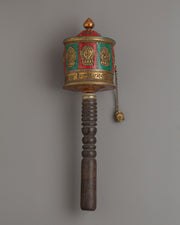 Tibetan Prayer Wheel for Rituals 