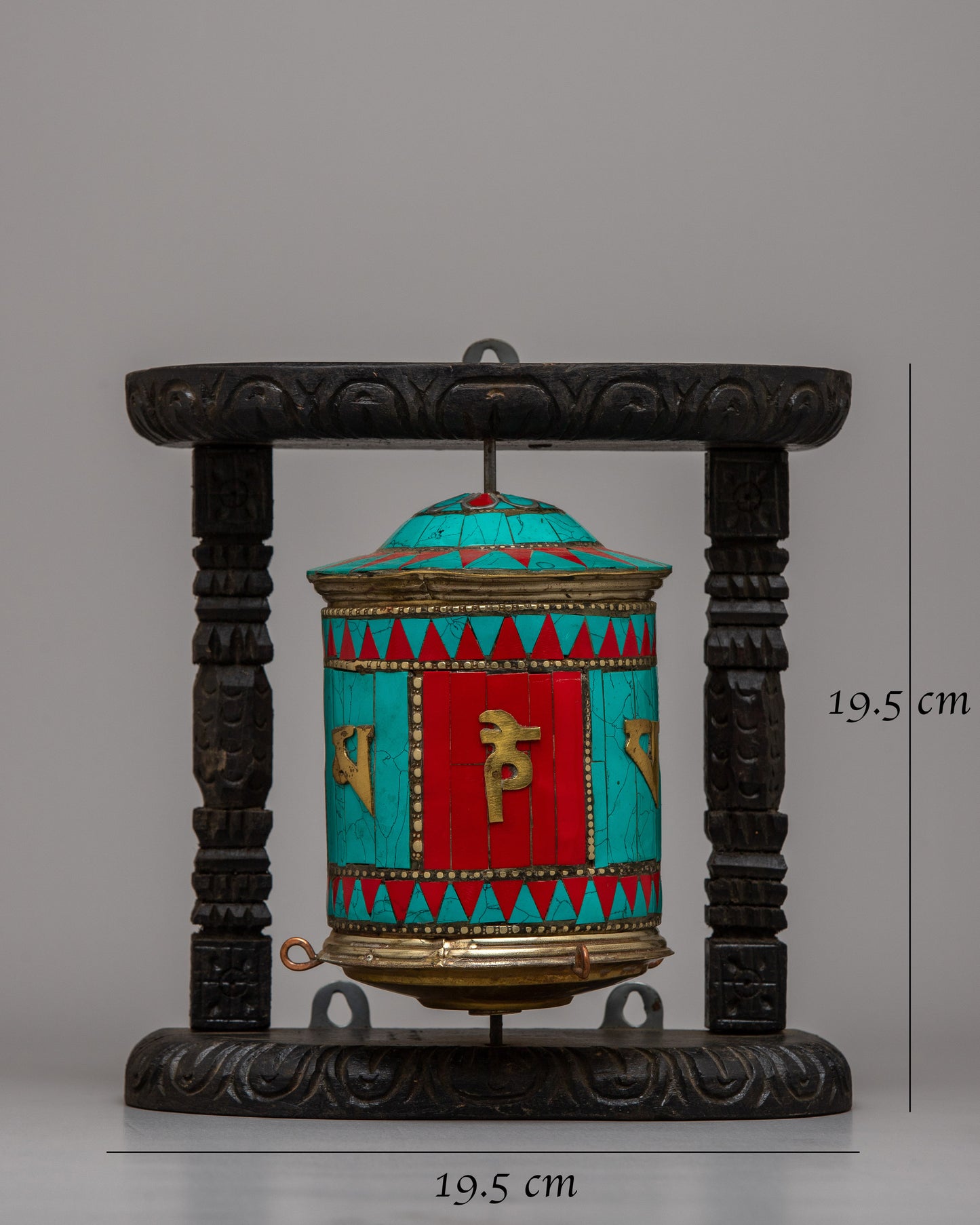 Prayer Wheel Buddhist Ritual Item | Spinning the Wheels of Spiritual Devotion and Blessings