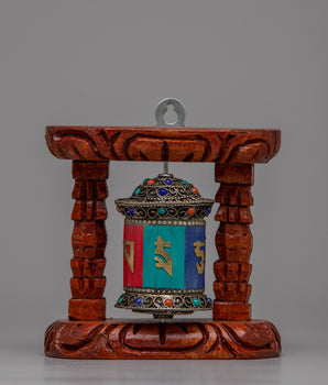 Tibetan Copper Prayer Wheel&nbsp;