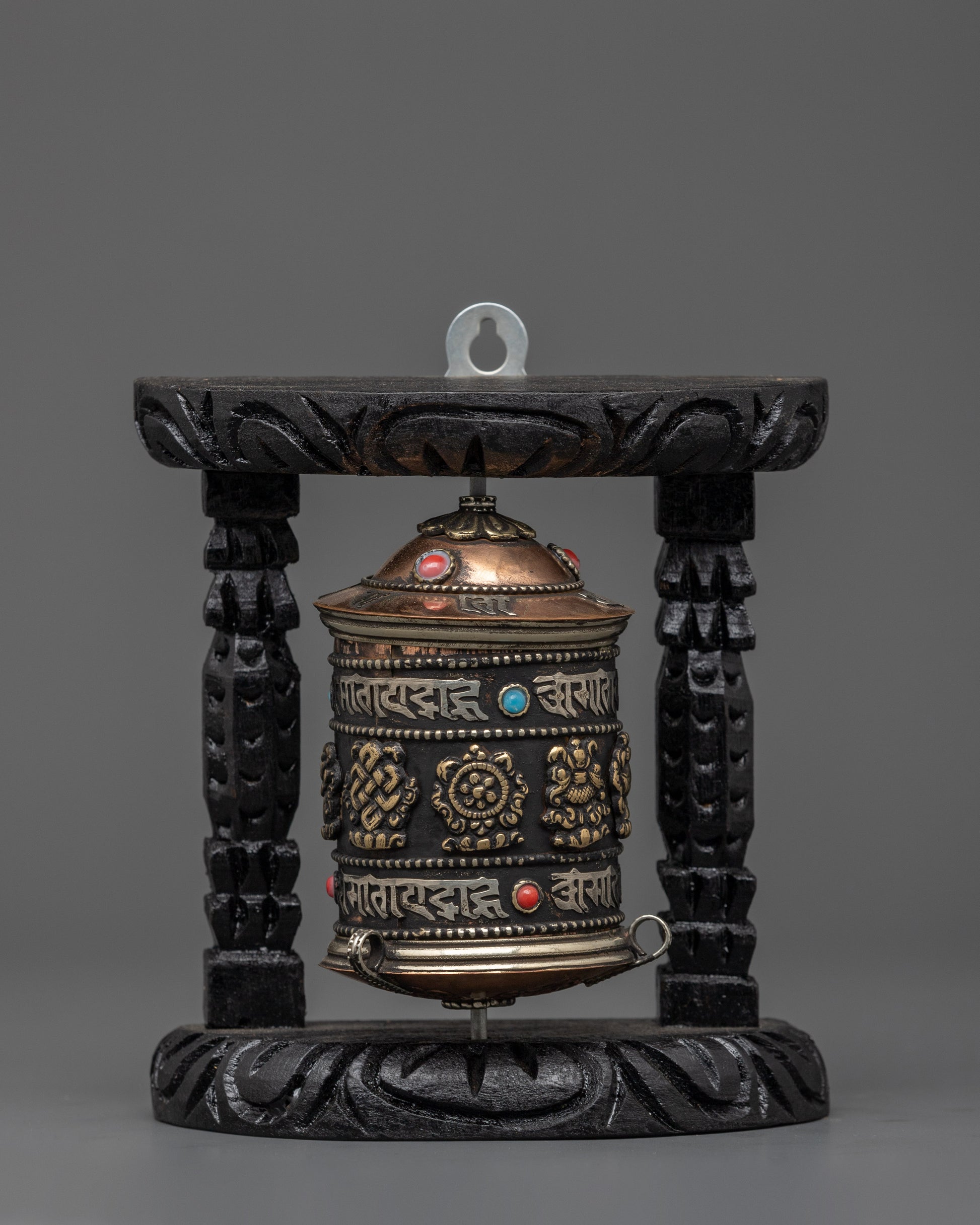 Tibetan Prayer Wheel with Brass