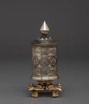 Spiritual Mantra Prayer Wheel | Symbol of Peace and Devotion