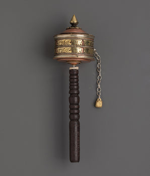 Himalayan Mantra Prayer Wheel | Buddhist Wheel for Meditation & Positive Energy