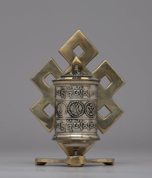 Copper & Brass Tibetan Prayer Wheel
