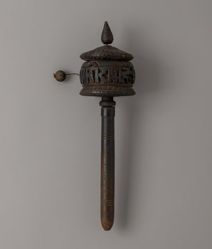 prayer-wheel-crafted-from-wood