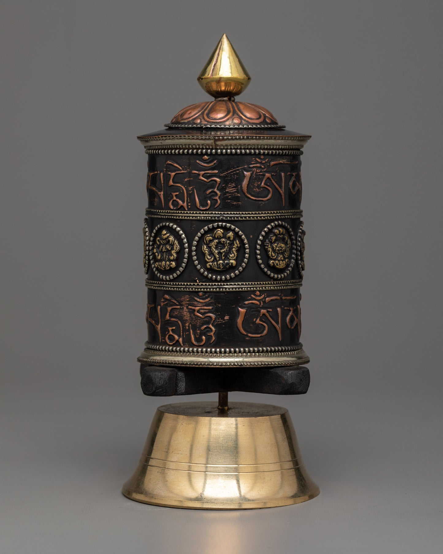 Decorative Brass Copper Prayer Wheel