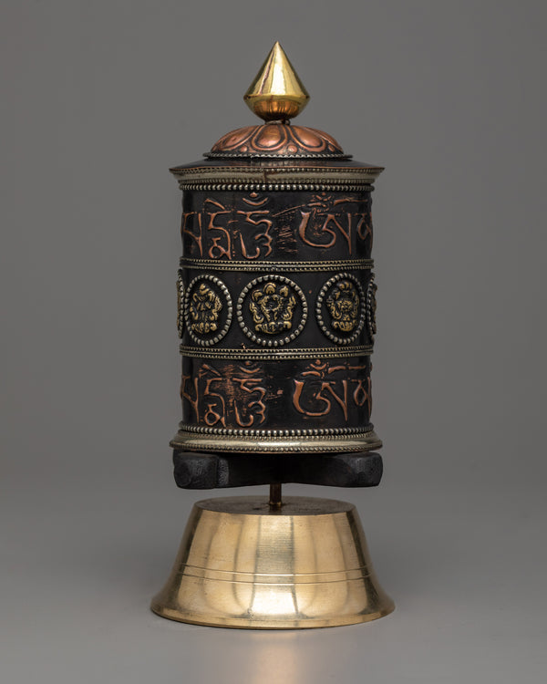 Decorative Brass Copper Prayer Wheel