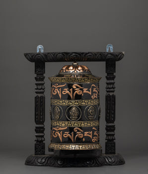 Copper & Brass Prayer Wheel