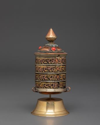 Spiritual Tibetan Prayer wheel