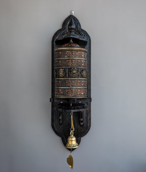 Prayer Wheel with Bell