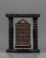Elegant Traditional Buddhist Prayer Wheel