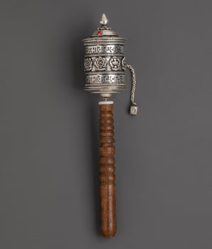 Handmade Copper Buddhist Prayer Wheel