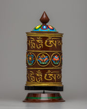 Buddhist Mantra Prayer Wheel