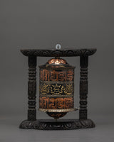 Sacred Buddhist Mantra Wheel