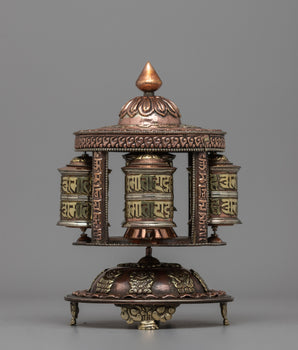 Sacred Buddhist Prayer Wheel