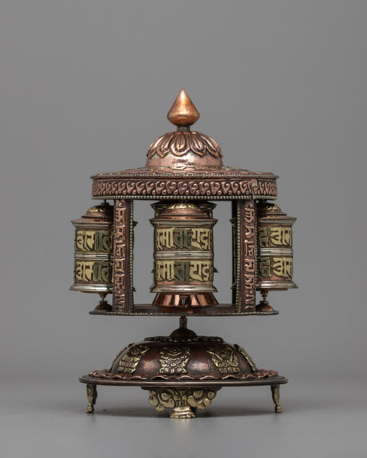 Sacred Buddhist Prayer Wheel