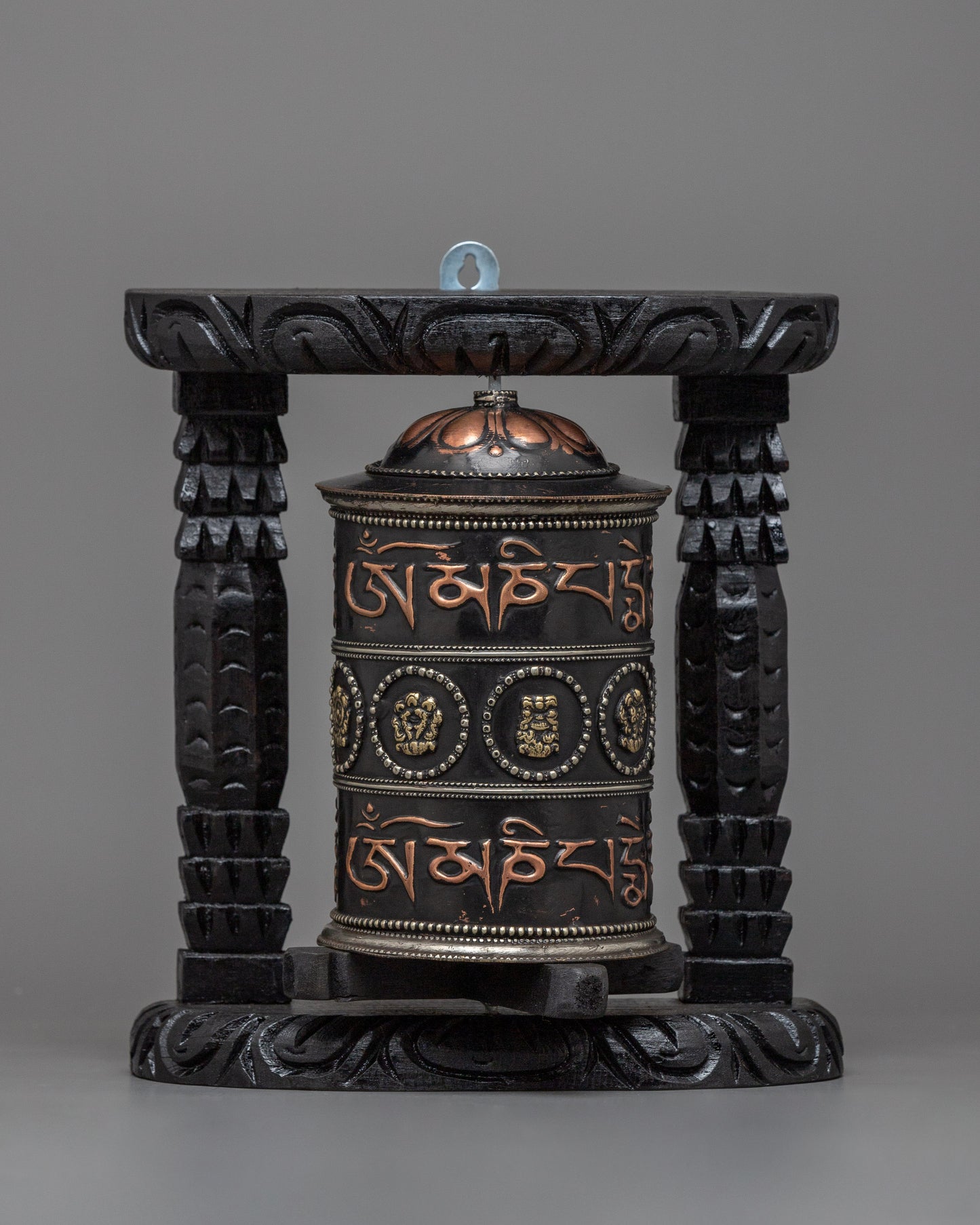 Wooden Frame Prayer Wheel