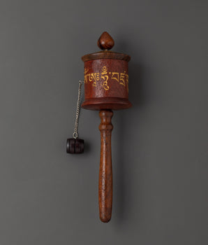 handcrafted-wooden-prayer-wheel