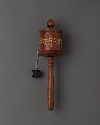 handcrafted-wooden-prayer-wheel
