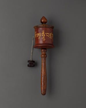 handcrafted-wooden-prayer-wheel