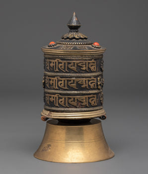 Buddhist Mantra Spinning Wheel