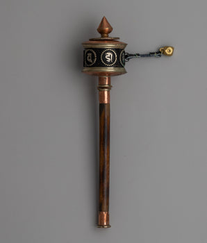 Traditional Tibetan Prayer Wheel 