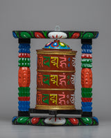 tibetan buddhist prayer wheel