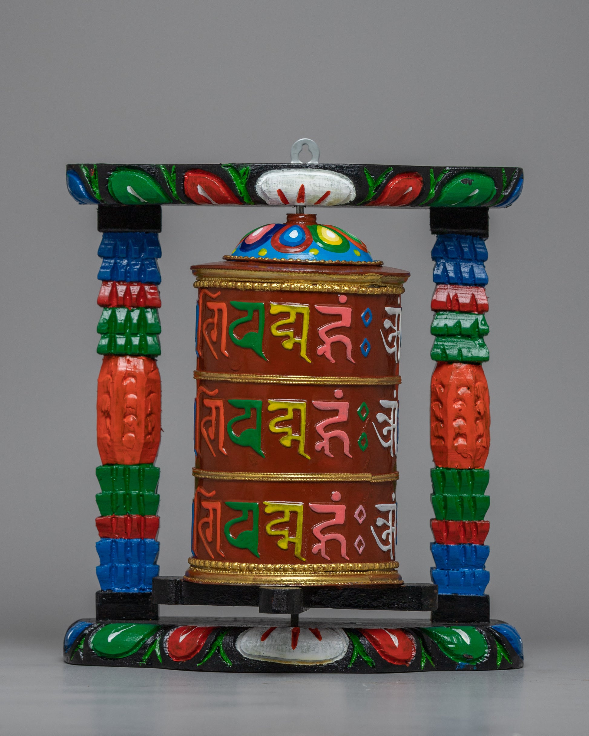 tibetan buddhist prayer wheel