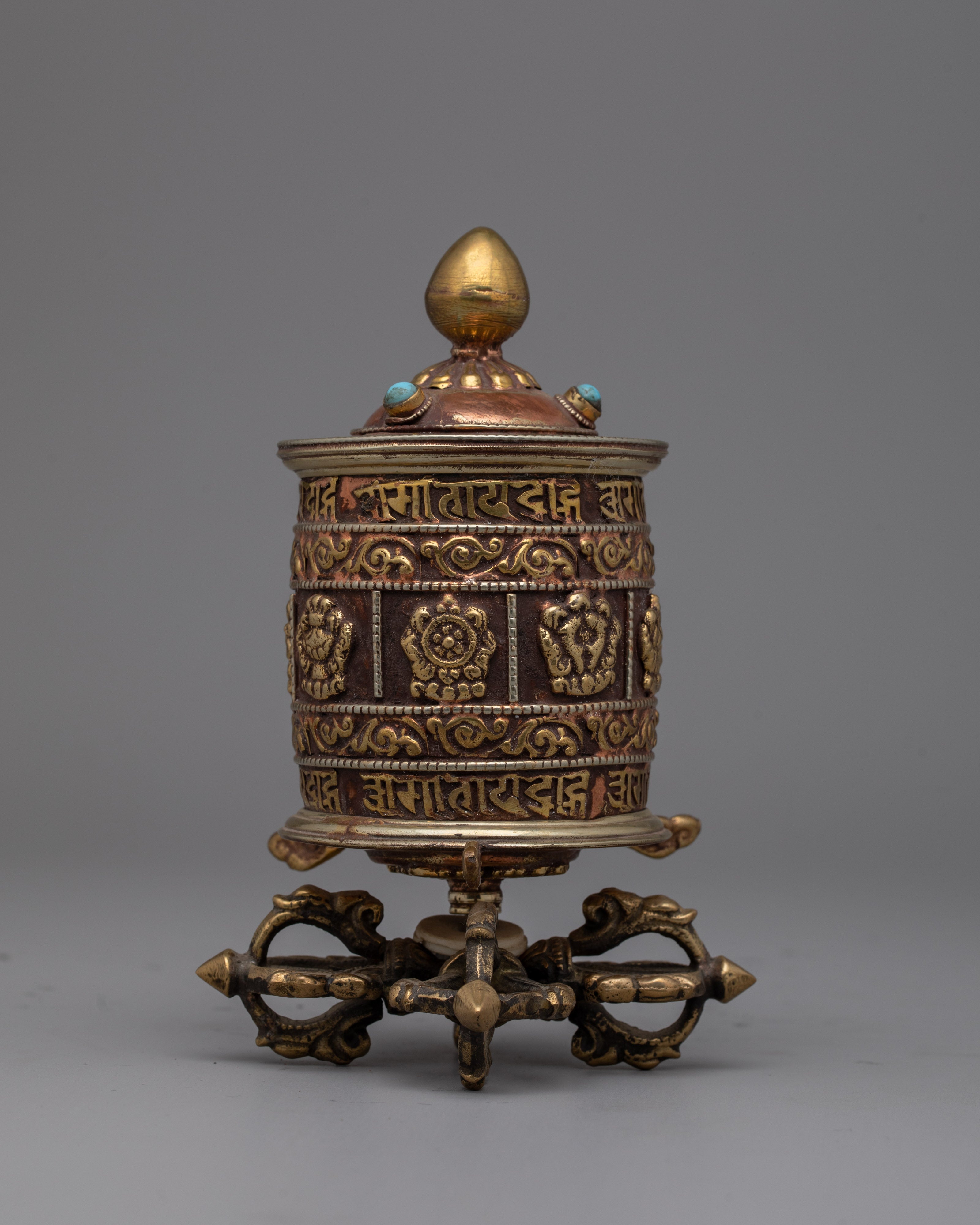 Tibetan Buddhist Prayer Spinning Wheel