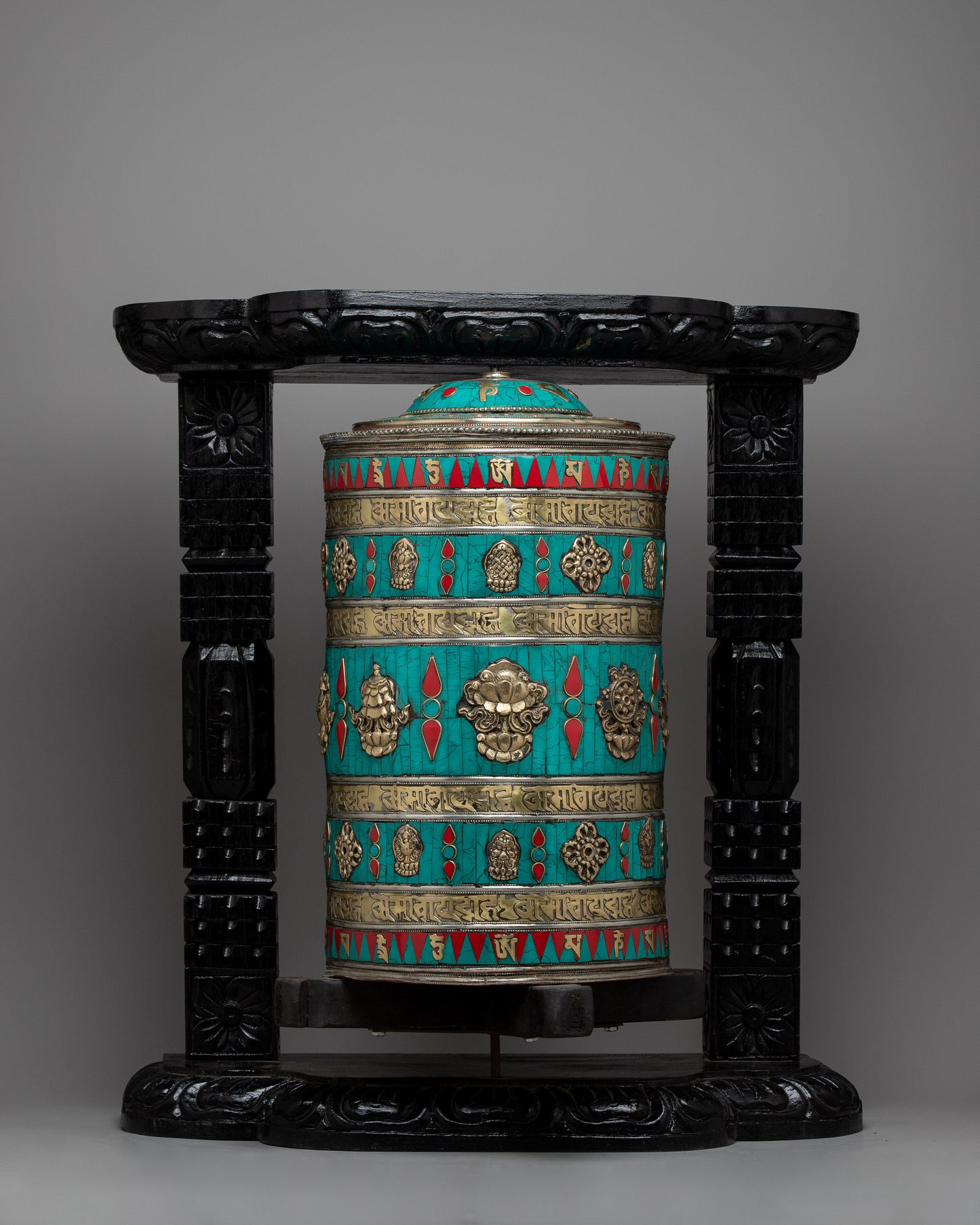 Auspicious Decor Prayer Wheel