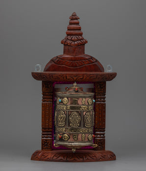Tibetan Prayer Wheel Charm